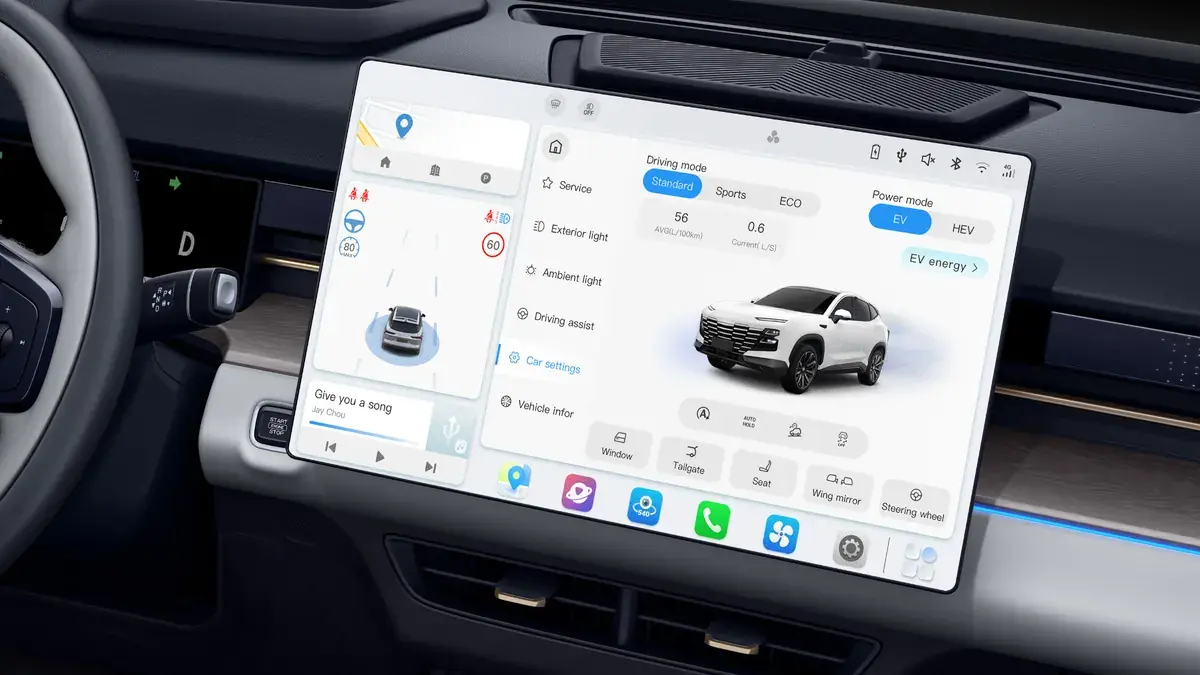 JETOUR Dashing — detalle de diseño y confort