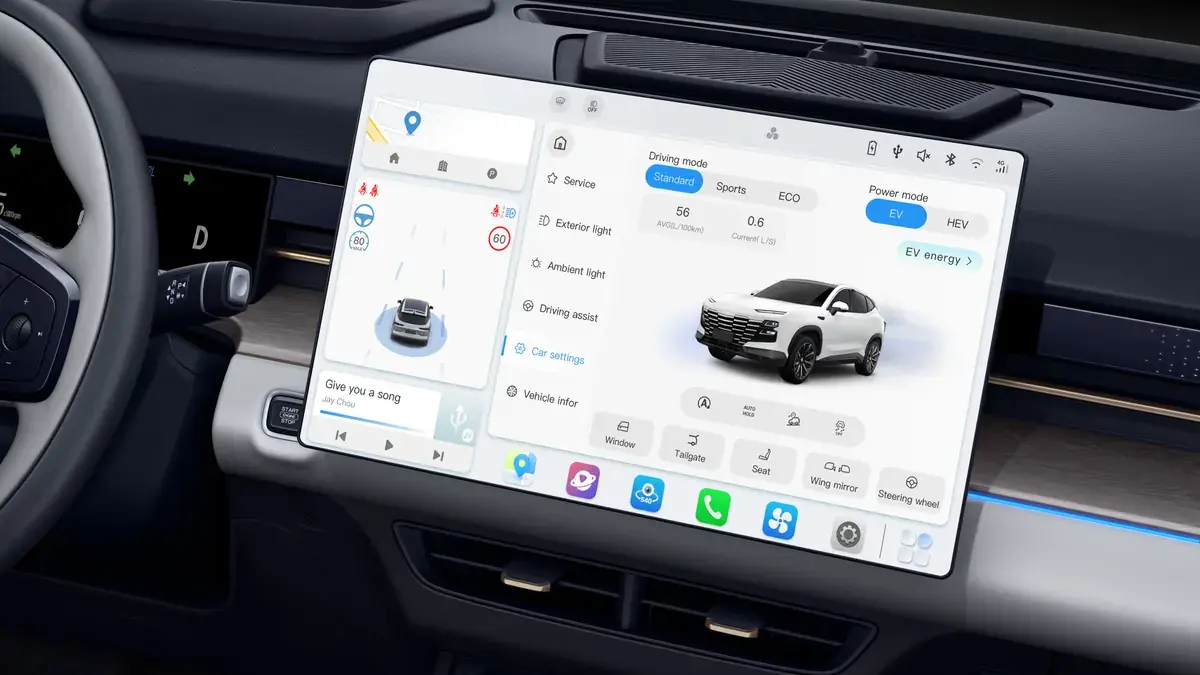 JETOUR Dashing — detalle de tecnología