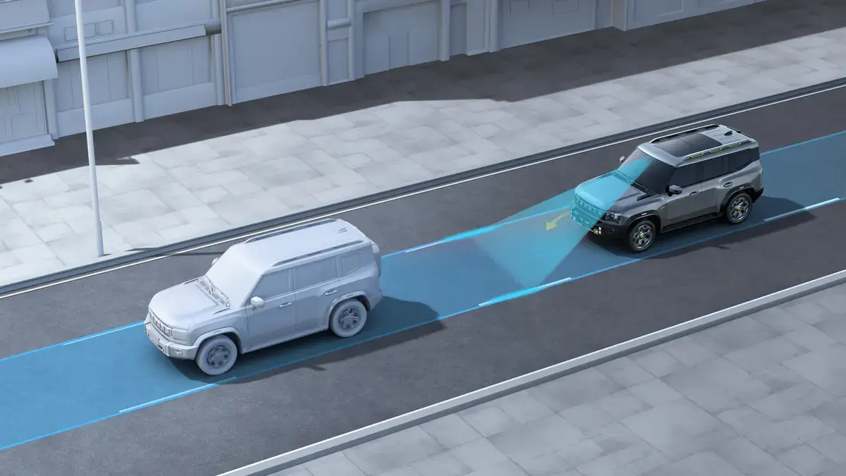 JETOUR T2 PHEV — detalle de seguridad