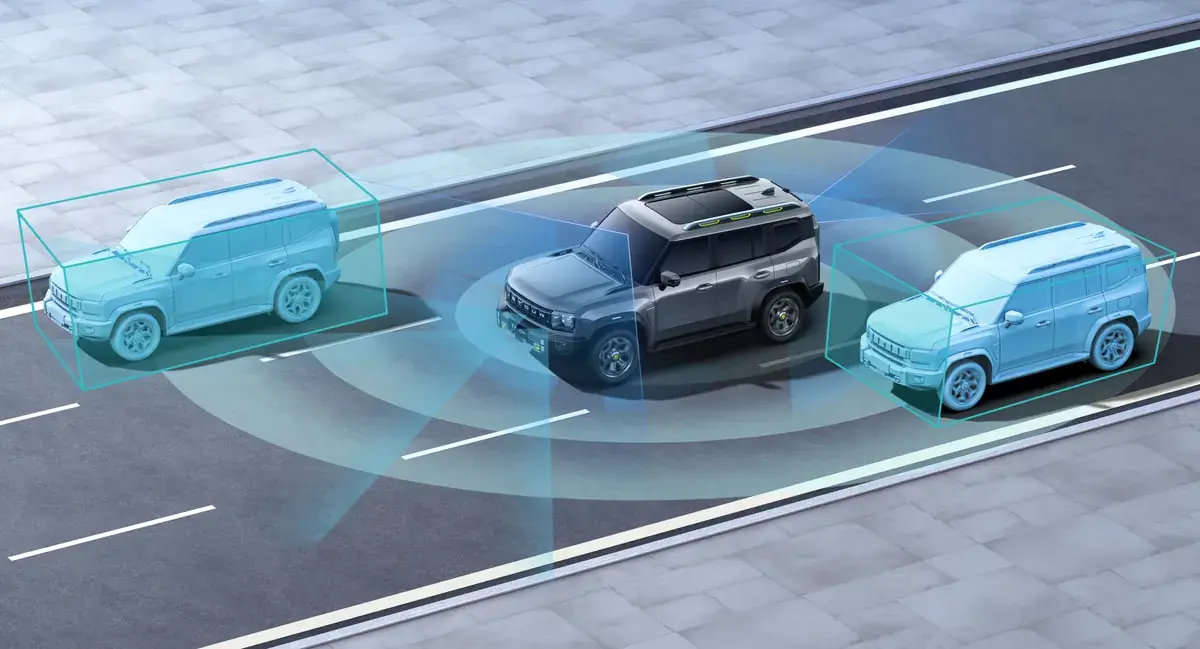JETOUR T2 PHEV — detalle de seguridad