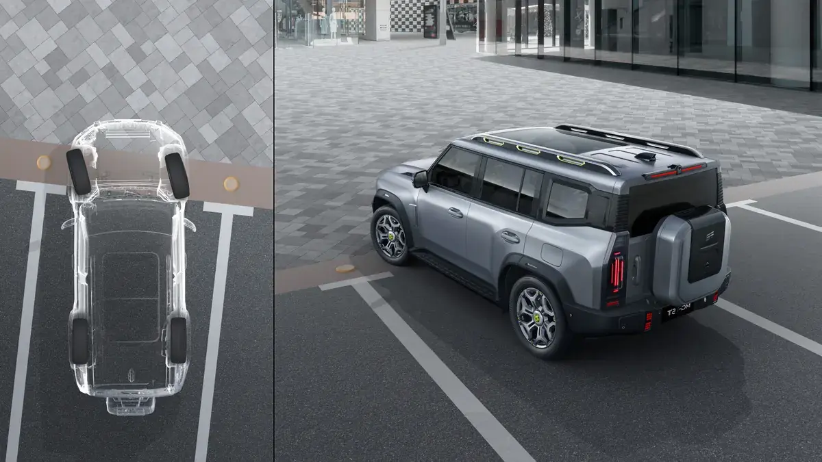 JETOUR T2 PHEV — detalle de tecnología