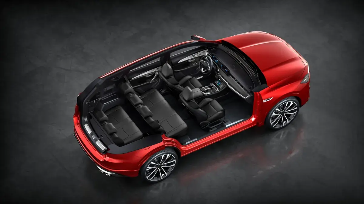 JETOUR X70 Plus — detalle de diseño y confort