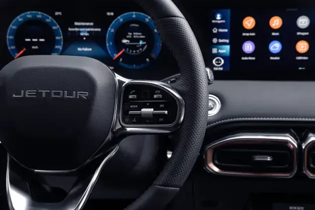 JETOUR X70 Plus — detalle de diseño y confort