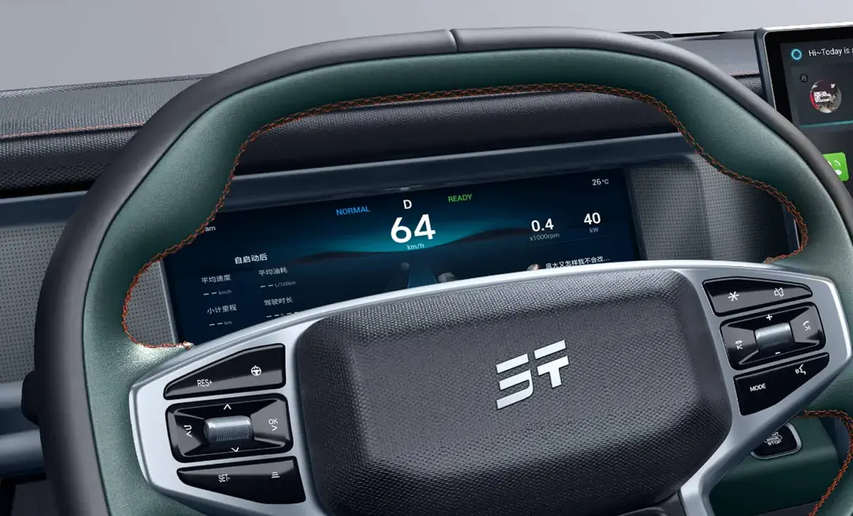 JETOUR T2 — detalle de tecnología