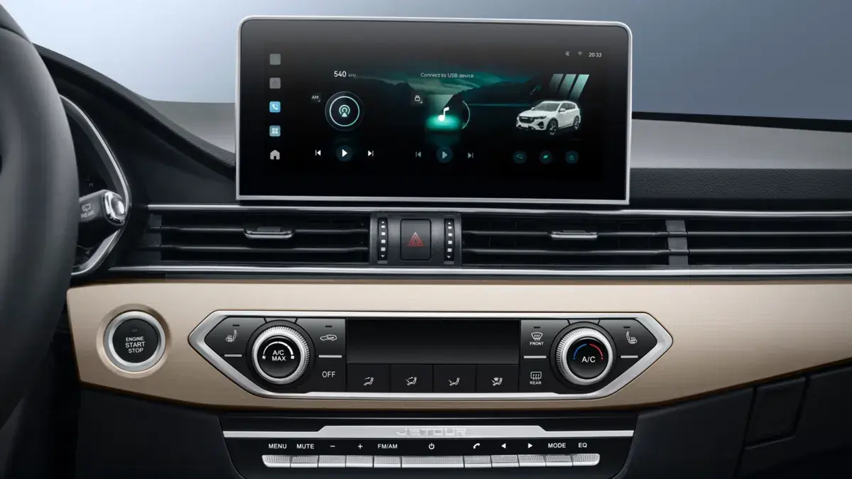 JETOUR X70 — detalle de tecnología