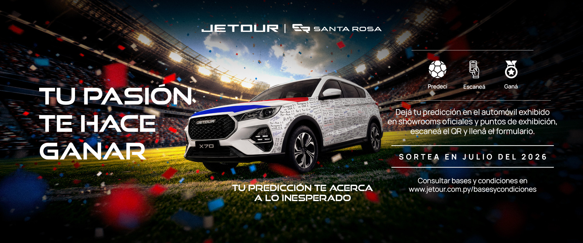 Ganate una X70GL!